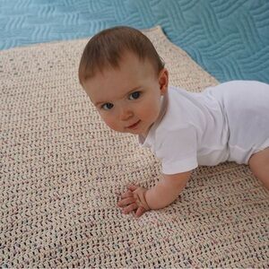 Handmade crochet 100%Cotton Baby/Toddler Blanket